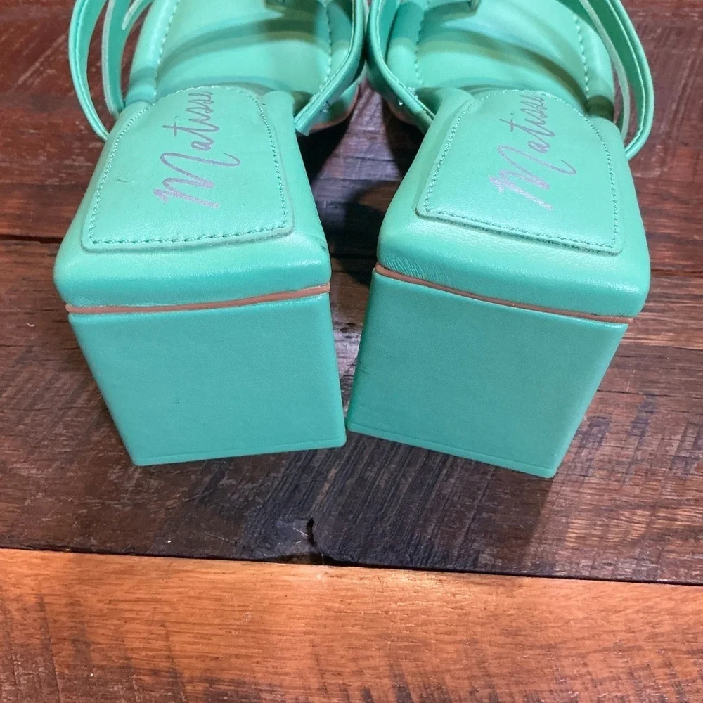 Matisse Oslo Heel Sandals in Mint Green Women’s 6.5